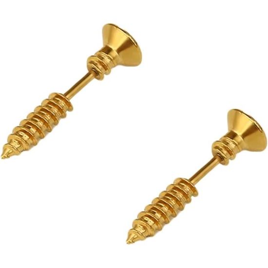 Kit 6 Pistolets Perçage Oreille Stériles - Avec Clous Acier Inoxydable Inclus - Usage Unique Sûr Et Hygiénique - Pour Oreilles, Nez - Tampons Alcool Fournis