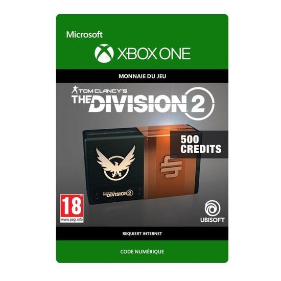 DLC Tom Clancy's The Division 2 : 500 Premium Crédits Pack pour Xbox One