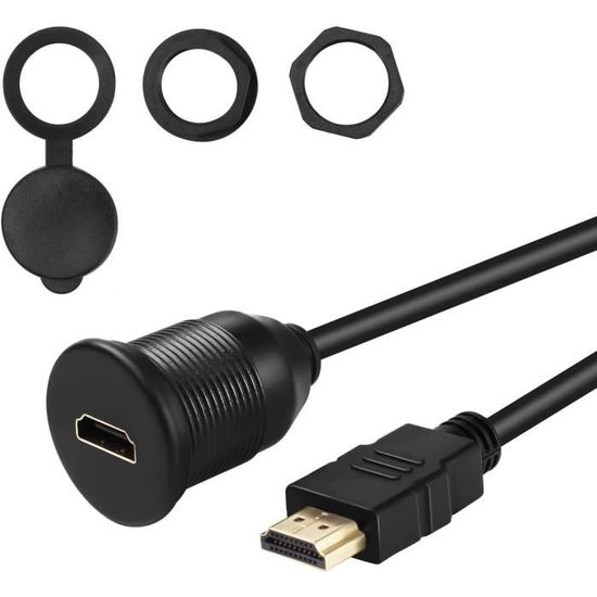 Câble D'extension USB 2.0 B Mâle Vers Femelle Avec Façade De Montage - Réf. GF453 - Neuf