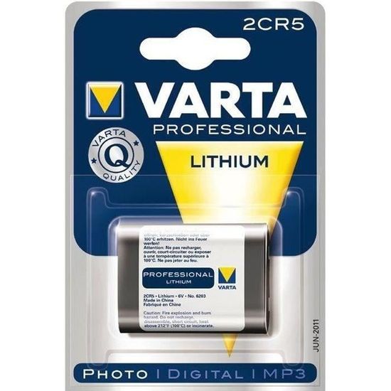 Pile 2CR5 VARTA Lithium