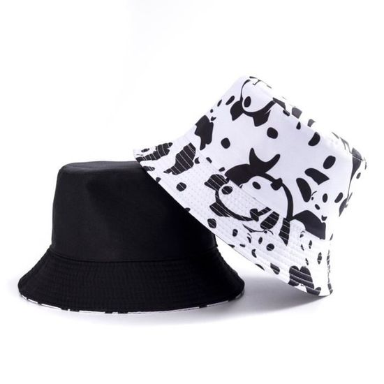 Chapeau De Pêcheur Pliable Avec Imprimé Hibou - Taille Unique, Idéal Voyage Et Plage