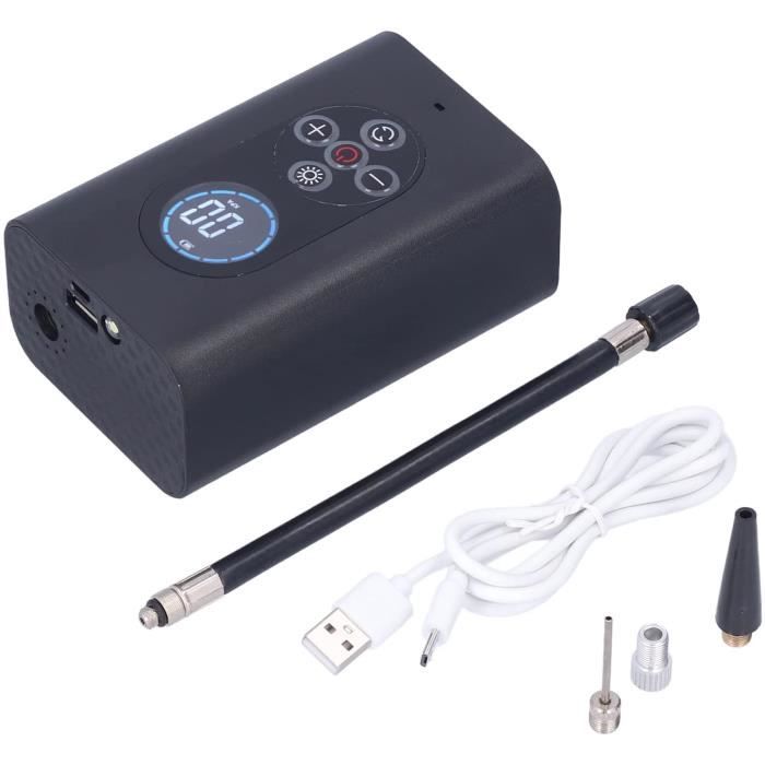 Pompe à Air Portable 12V Pour Pneus Voiture - Manomètre à Aiguille, 120W - Gonflage Rapide Et Simple - 4