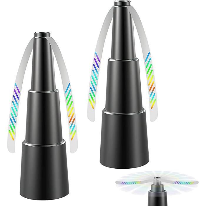 Lot De 4 éventails Anti-mouches De Table - USB Rechargeable, Sans Produits Chimiques - Parfait Pour Jardin, Camping, Barbecue