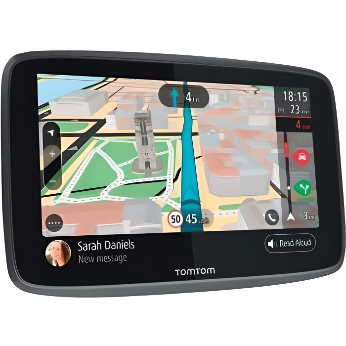 TOMTOM GO 520 Cartographie Monde Trafic Zones de Danger à vie et Appel Mains-Libres (1PN5.002.04) Noir
