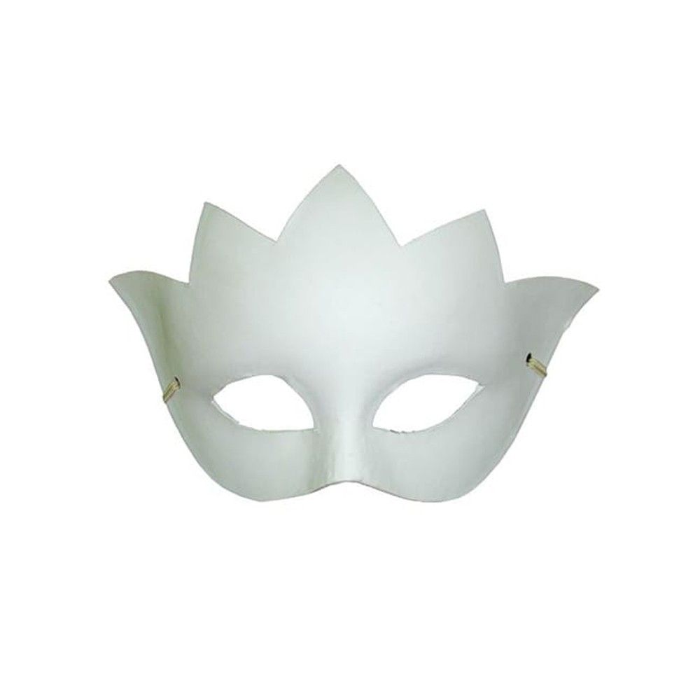 Masque de Venise Couronne - Artémio Blanc