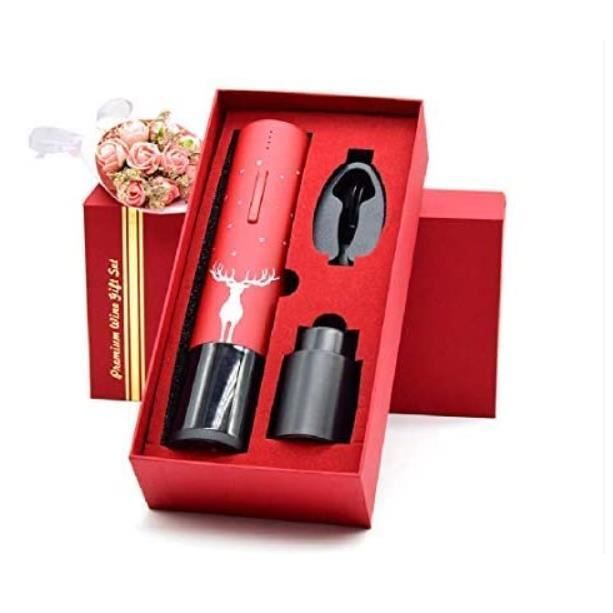 Ensemble d'ouvre-vin électrique domestique Portable sans fil automatique coupe-papier en aluminium coupe-papier ouvre-vin ouvre-vin