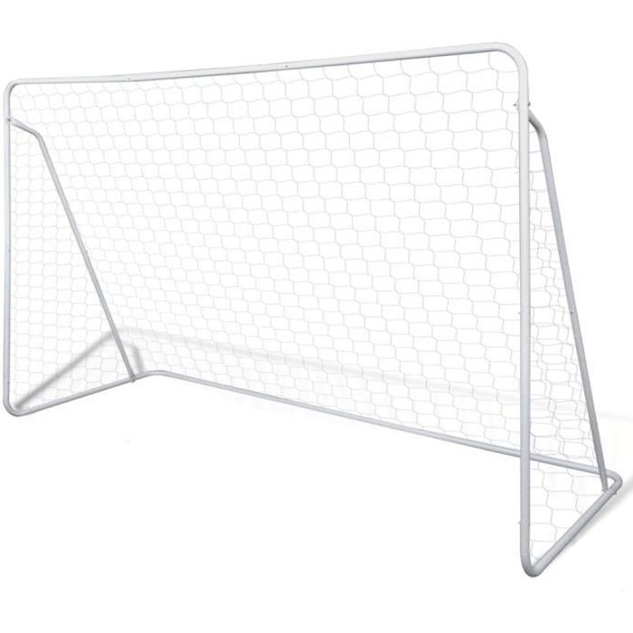 DUOKON Cage de but de football 240 x 90 x 150 cm Acier-hengxuanshop