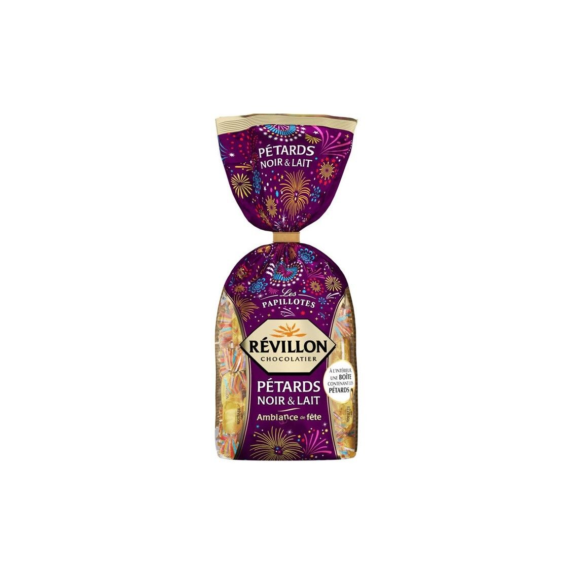 REVILLON Papillotes Petard chocolat noir et lait 365gr