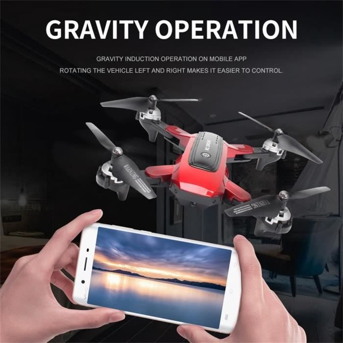 UAV pliable quadruple hélicoptère GPS 5G WIFI FPV 4K grand angle caméra HD