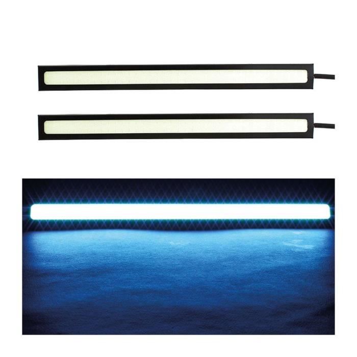 Paire de Feux bande LED antibrouillard bleu