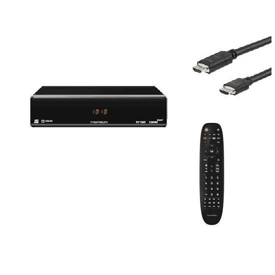 THOMSON THS 804 Décodeur TNT HD satellite TNTSAT+ HDMI HD ME