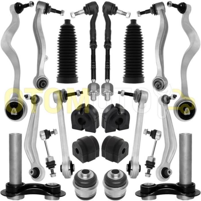 Kit bras de suspension avant - arriére compatible BMW 5 E60 E61 composé de 24 pièces