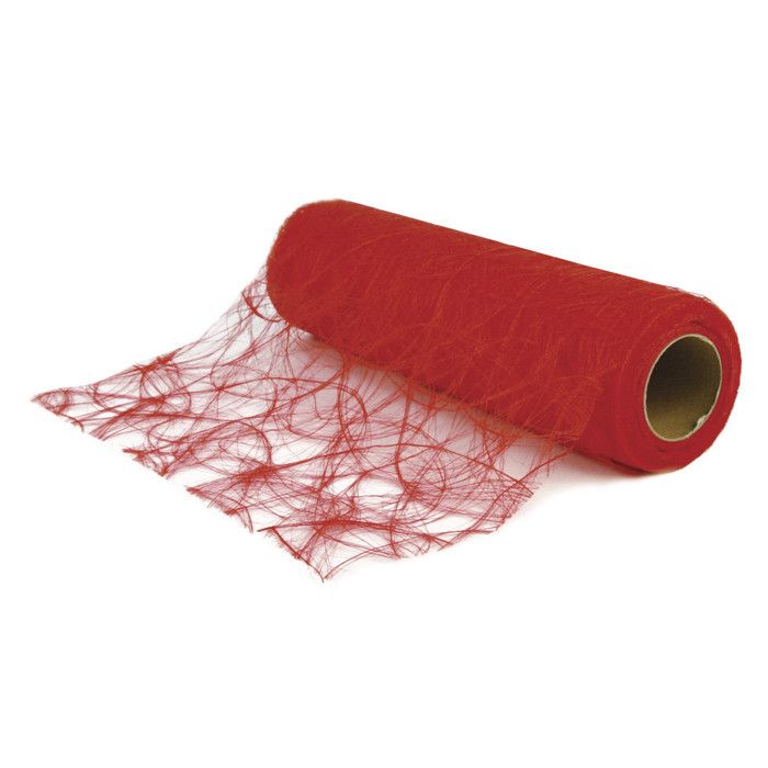 Soie de fibre: Modern - rouge - 30 cm - au mètr…