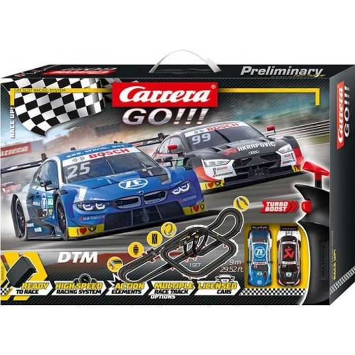 Circuit voitures Race Up! DTM - Dès 6 ans - Carrera GO!!! 62520