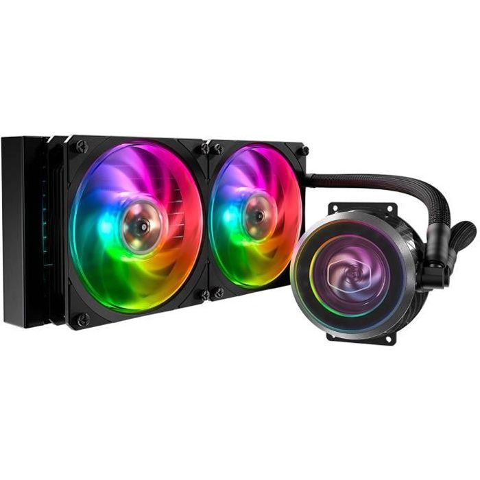 COOLER MASTER MasterLiquid ML240P Mirage WaterCooling Processeur AIO (Intel & AMD) - 2x 120mm RGB Adressable (MLY-D24M-A20PA-R1)