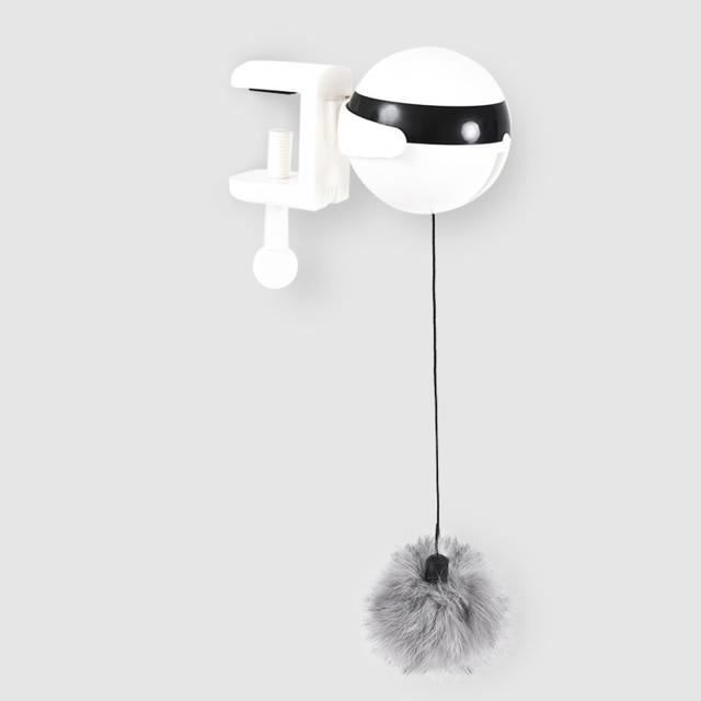 Jouet chat à mouvement électronique Yo-Yo - Boule de levage, jouet électrique rotatif, Puzzle interactif, ani - Type: White -AX10327