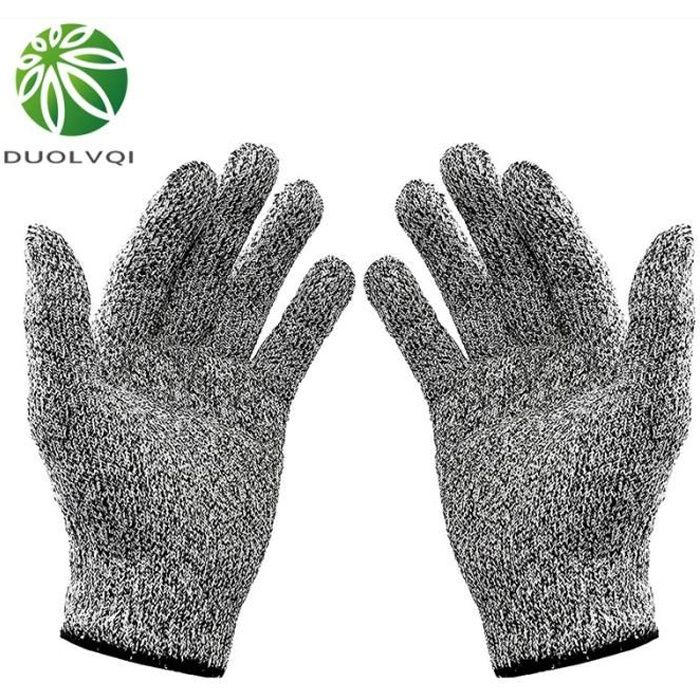 Gants Anti coupure Gants Anti coupure de sécurité gants de cuisine résistants aux coupures fils métalliques en acier - Type S