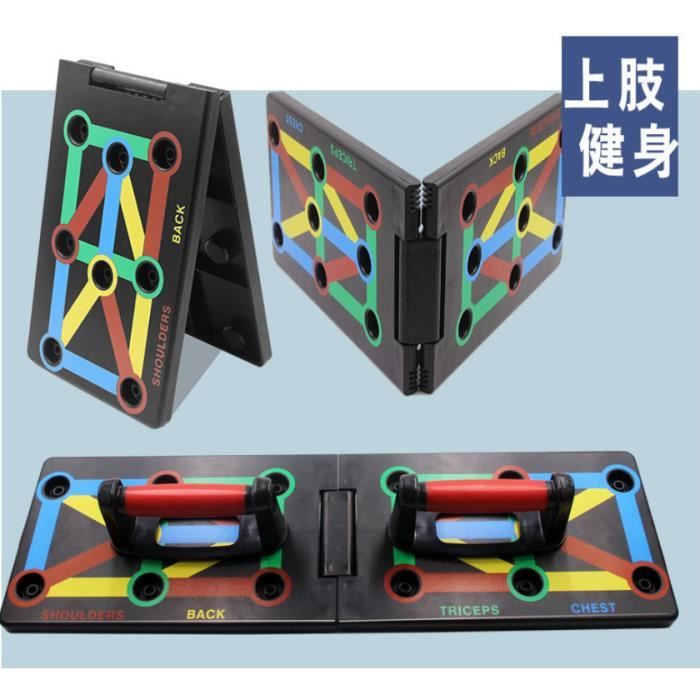12 en 1 Pliables Planche Pompe Musculation Bureau Sport Fitness