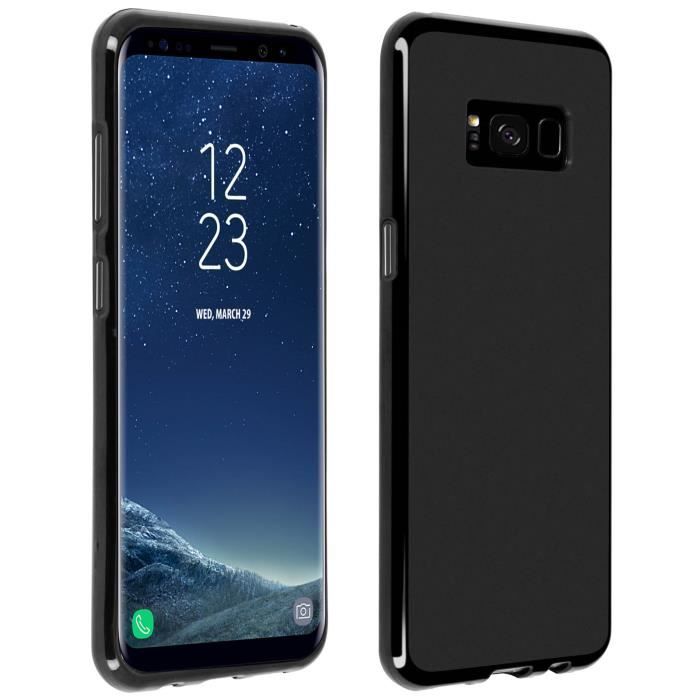 Coque Galaxy S8 Protection Silicone Gel Mat Noir