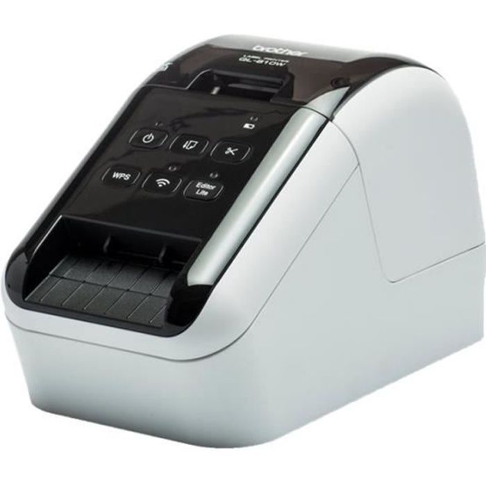 Brother QL-810W - Imprimante d'étiquettes - deux couleurs (monochrome) - papier thermique - rouleau (6,2 cm) - 300 x 600 ppp
