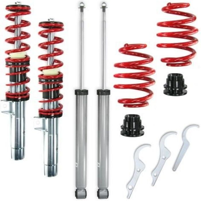 Kit suspension combiné fileté BMW Compact , berline , coupe , cabriolet , touring type E46 de 1998 a 2005 GF200107 voir descriptif