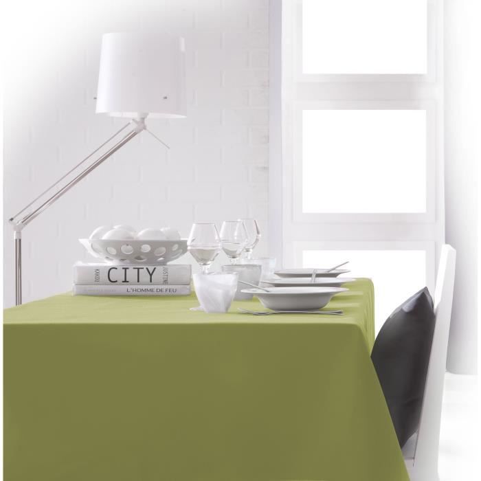 TODAY Nappe rectangulaire 140x200 cm - Vert fougère