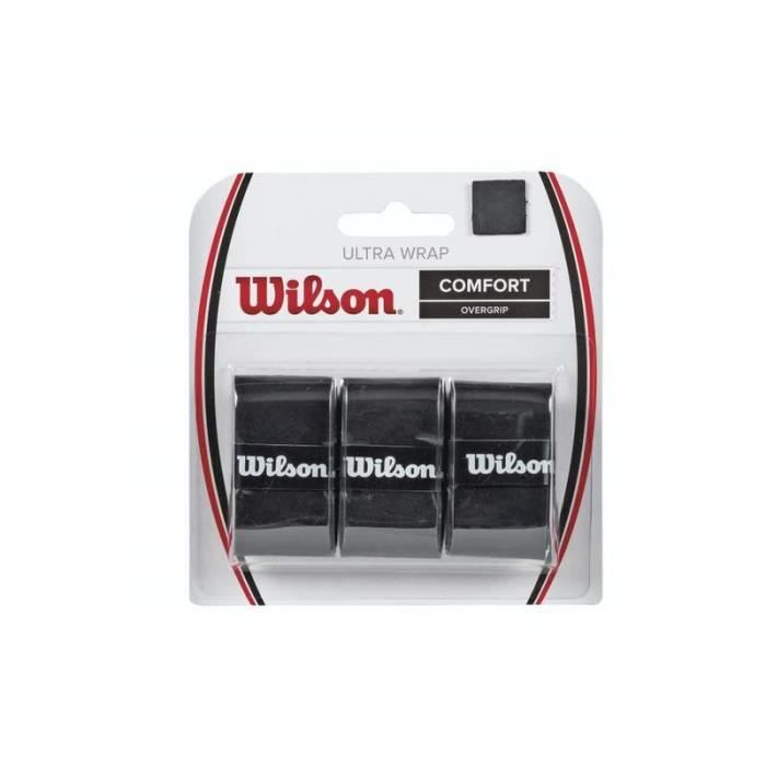 Lot de 6 grips Wilson Ultra - noir - TU Tennis