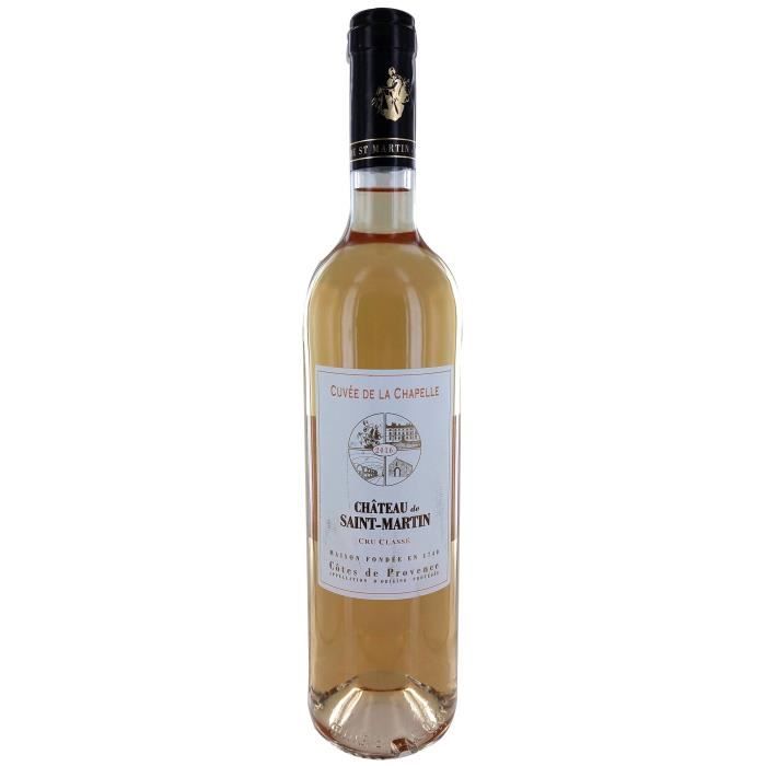 Château de Saint Martin 2016 Côtes de Provence -Vin rosé de Provence