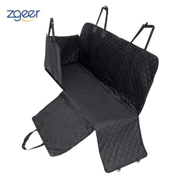 Housse de Protection de Coffre pour Chiens Coffre de Protection Imperméable Tapis de Coffre Voiture 137*147cm noir