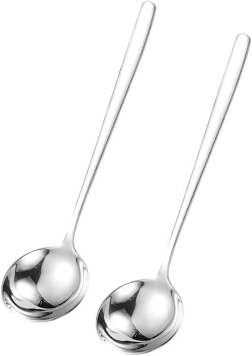 Cuillère à Olives En Inox - Longue 7.5" Avec Trou D'Égouttage - Pour Pots Et Confitures