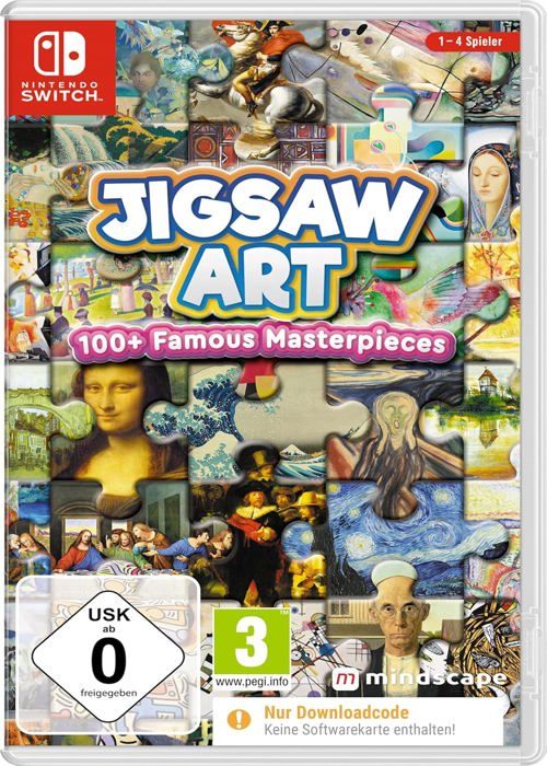 Jeu de Puzzle Jigsaw Art 100+ Famous Masterpieces Nintendo Switch Version Import Jouable en Français