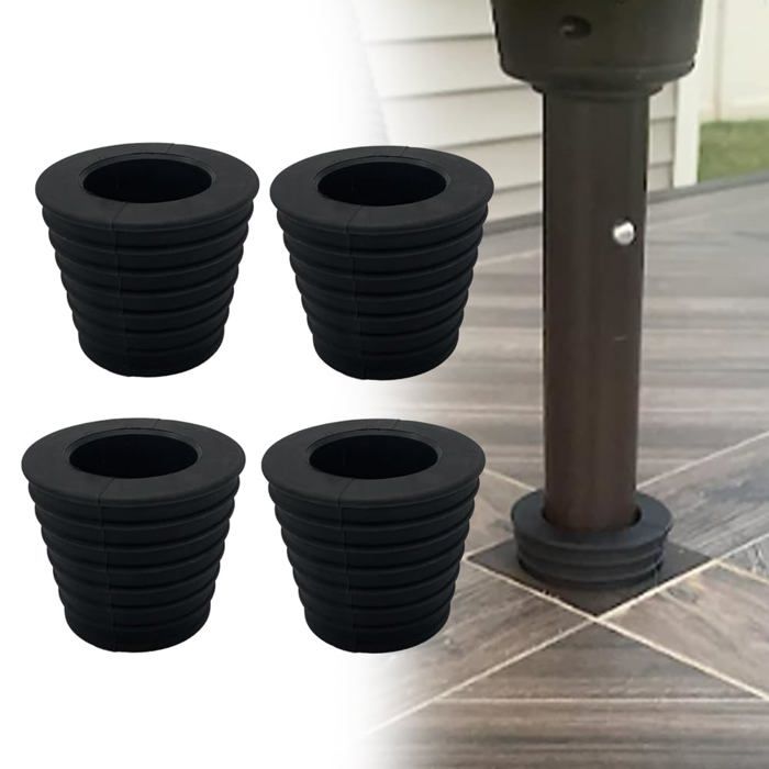 Lot De 20 Bouchons Coniques Caoutchouc Noir 14-19mm Pour Tube à Essai - ANMOO