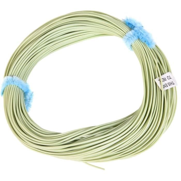 Ligne de Pche la Mouche 100 Ft Poids Avant Flottant Soies avec 2 Soud