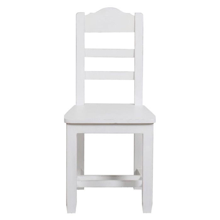 Lot de 2 chaises - Bois - Blanc - Interiors Lot de 2 chaises - Bois - Blanc - Interiors