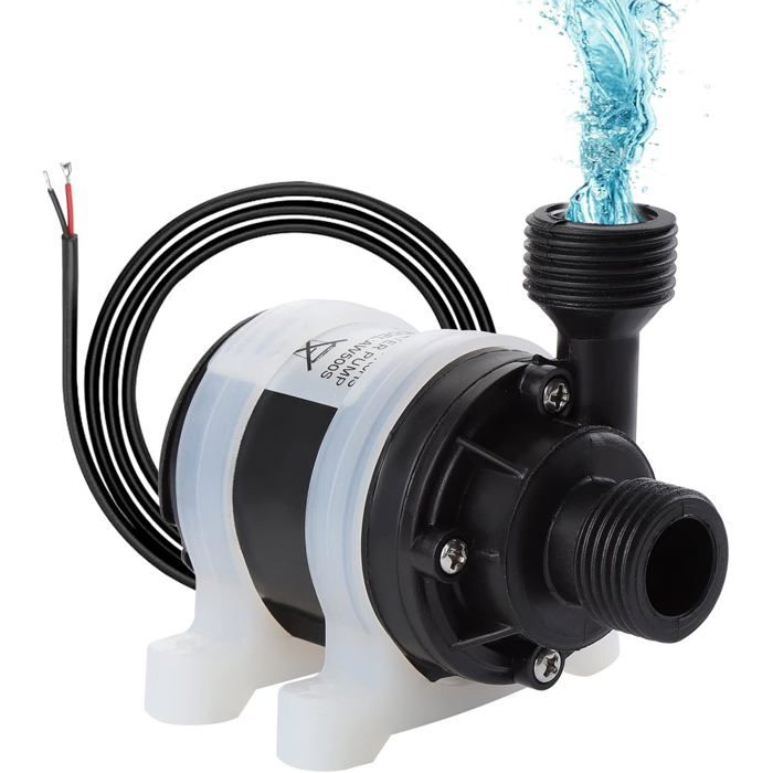 EJ.life Pompe à Eau 24V Mini Pompe à Eau Sans Balai Ultra Silencieuse