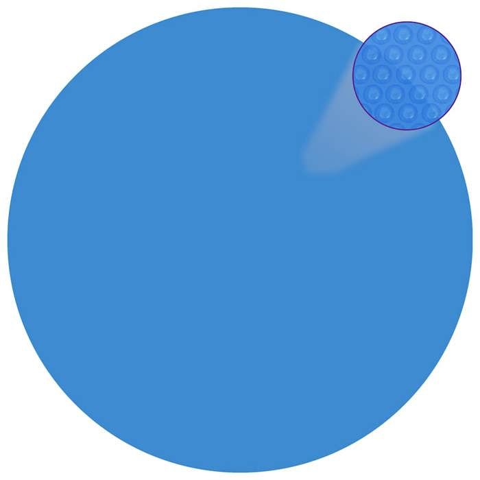 Couverture de piscine - vidaXL - Ronde - 488 cm - PE Bleu