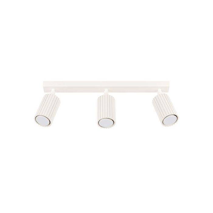 Plafonnier Aluminium Beige GU10 3 Karbon Line