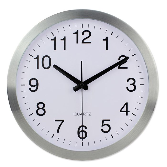 MAULstep Horloge murale 35RC avec pile - argenté - 1 pièce - 35 x 5 cm - MAUL MAULstep Horloge murale 35RC avec pile - argenté - 1 pièce - 35 x 5 cm - MAUL