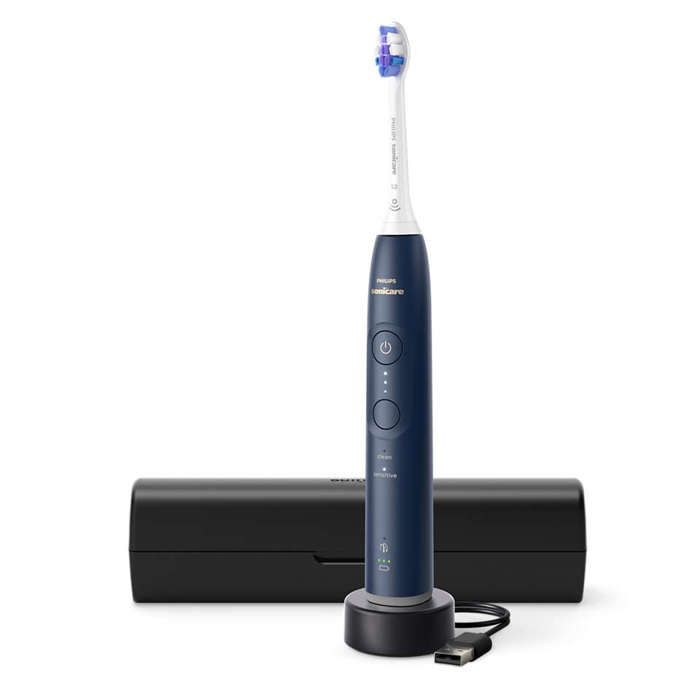 Philips Brosse à dent électrique HX7403/05 Bleu - vue 3