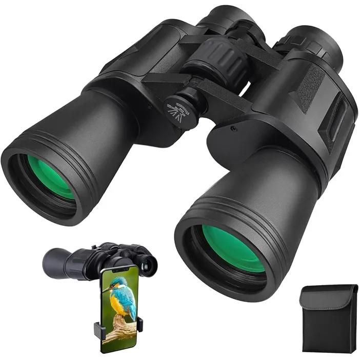 Jumelles 20x50, télescope compact, étanche, vision nocturne, chasse — free download