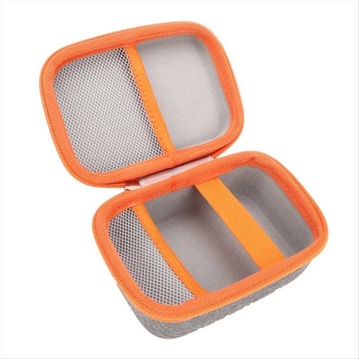 Hapivida Tonie Box Sac de rangement portable pour lecteur audio Toniebox - En feutre - Pliable - Rouge
