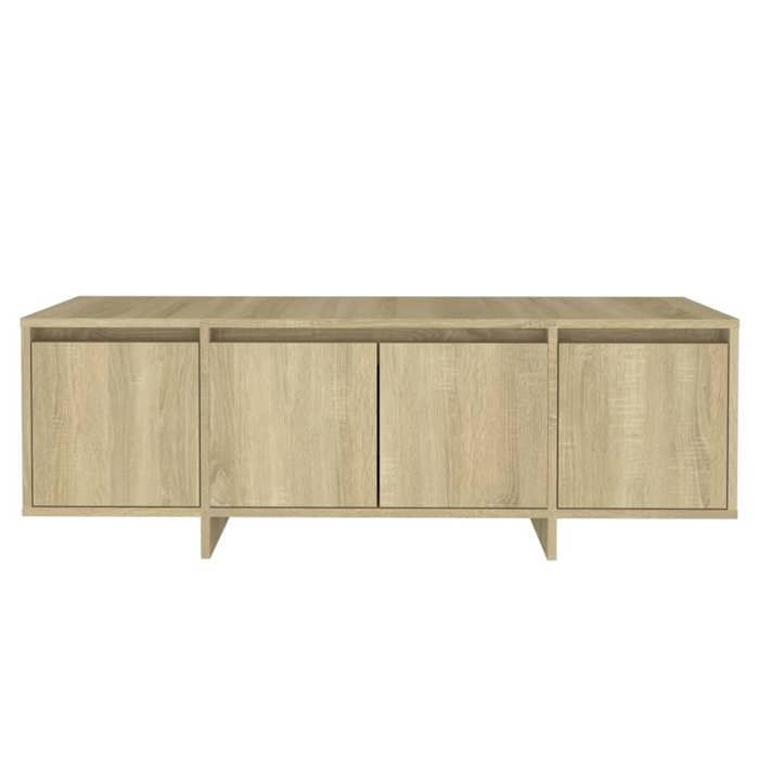 NEUF Armoire TV - Beige - Meuble TV - TABLE TV - chêne sonoma 120x30x40 5 cm - bois dingénierie TT3618