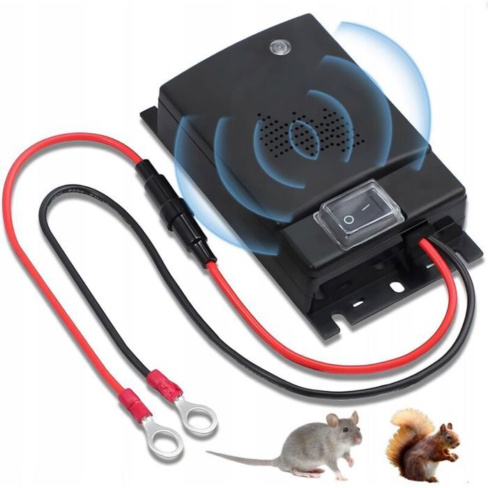 Meilleurs prix pour Répulsif anti-martres ultrason voiture 12V défense haute fréquence contre fouines et rongeurs moteur