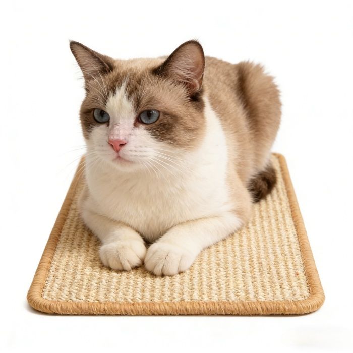 Comparer les prix de Griffoir Chat Sisal Naturel - Résistant - Sans Poussière - Bande Auto-Agrippante - 20x40 cm