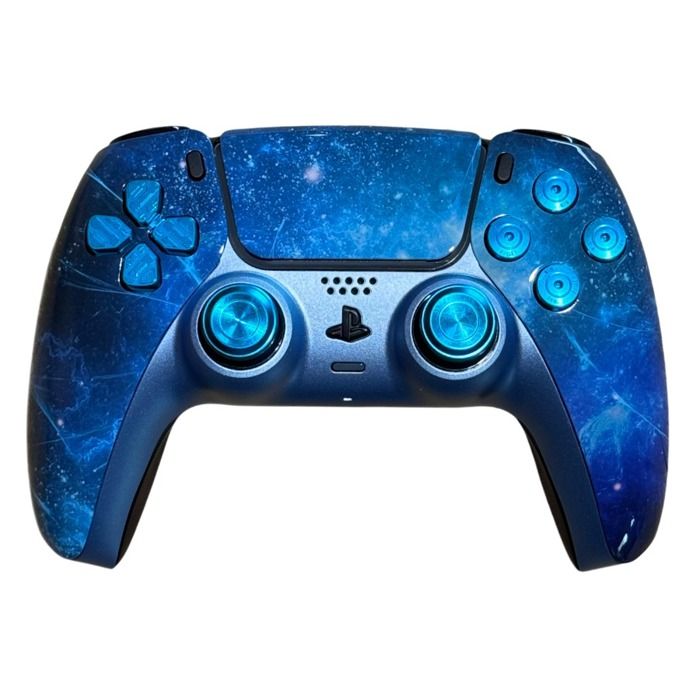 Manette Clever Blue Vortex Custom (compatible PS5)