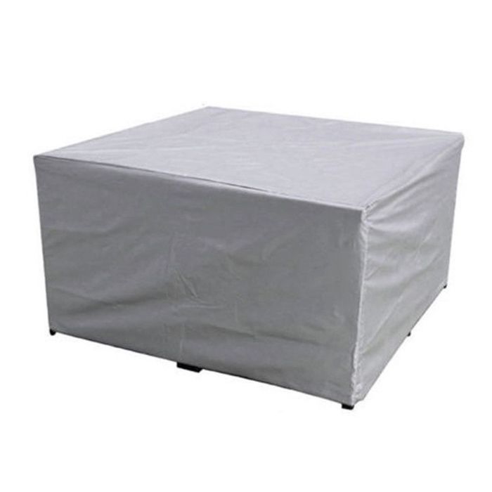 Housse de protection rectangulaire pour meubles de jardin en polyester imperméable anti-poussière anti-UV pour chaise ou