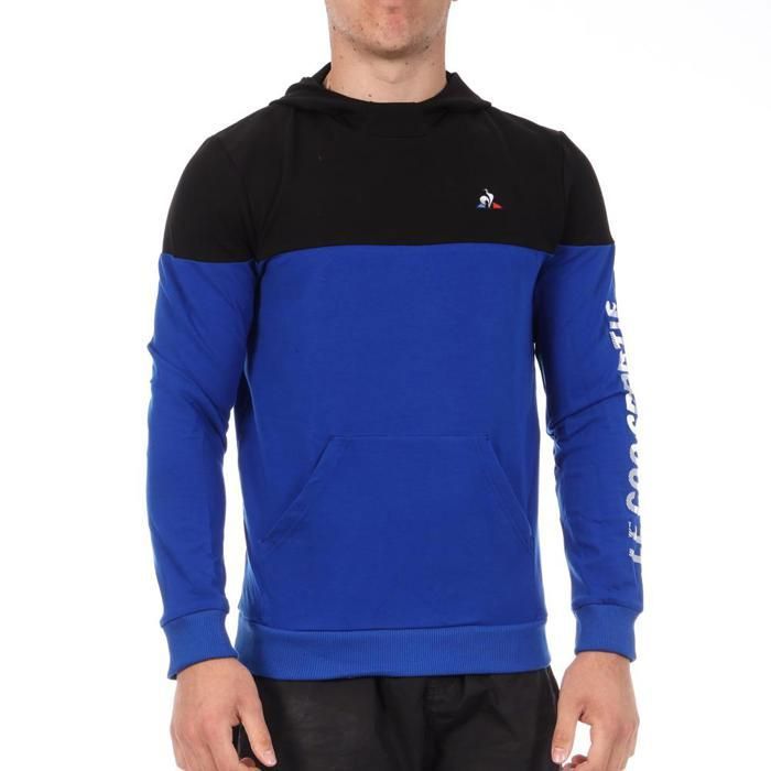 Sweat Bleu/Noir Homme Le Coq Sportif Hoody Sweat Bleu/Noir Homme Le Coq Sportif Hoody