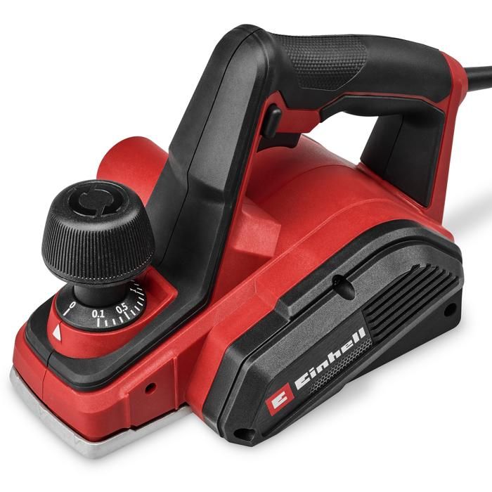 Einhell Rabot électrique TC PL 800 largeur de rabotage 82mm profondeur de passe jusqu’à 2mm 2 lames réversibles