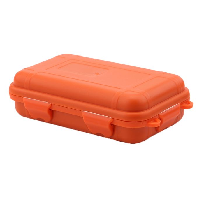 Boîte de rangement étanche et antichoc pour la survie en extérieur orange taille S. ACCESSOIRES FABRICATION MAISON