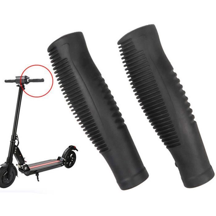 Paire De Grip Poignée Caoutchouc Pour Trottinette Xiaomi 4 Pro - Antidérapante Et Confortable